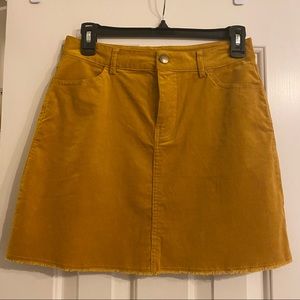 Forever 21 Gold Skirt